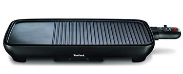 Tefal Malaga TG3918 Table Grill | Electric Grill | Adjustable thermostat | Non-stick grill plate, 2/3 grill, 1/3 teppanyaki | Detachable cable | Dishwasher-safe plate and drip tray | 2000W on sale